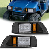 Golf Cart LED Headlights 2PCS 12V Turn Signals EZGO TXT | High Brightness Waterproof Plug and Play Design Running Light Upgrade Easy Installation for 1996-2013 EZGO TXT Electric Carts