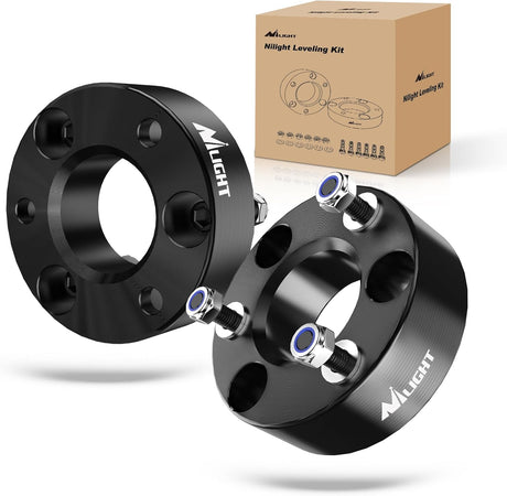 2.5 inch Front Leveling Kit Lift Strut Spacers for 2006-2023 Dodge Ram 1500 4WD 2018 2019 2020 2021 2022 2023 Front Raise Suspension Strut Spacers