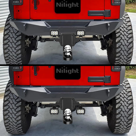 2.5 inch Towing Hitch Mount Bracket for Truck Trailer RV SUV Pick Up fit Dual LED Work Light Reverse Rear Back Up Off Road Lights(Towing Hitch Mount Bracket) Without Light