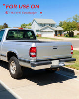 Taillight Assembly Compatible with 1993 1994 1995 1996 1997 Ford Ranger Dark Red Tail Light OE Style Rear Lamp Replacement Passenger Side