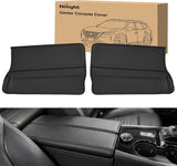 Center Console Cover for Nissan Rogue 2021-2026 Car Armrest Cushion | for Rogue 2021 22 23 24 25 2026 Accessories Middle Armrest Cover for Car Waterproof Leather with Side Storage Pocket, Black