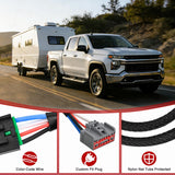 Wiring Harness Kit Brake Controller Wiring Harness Adapter for GMC Sierra 1500 2019-2024, 2500 3500 2020-2023, Yukon 21-22, Chevrolet Silverado 1500 2019-2024, 2500 3500 2020-2024, Suburban and Tahoe 2021 2022
