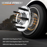Front Wheel Bearings for Ford Explorer 2006 2007 2008 2009 2010 | For Ford Explorer Sport Trac 2007-2010, Mercury Mountaineer 2006-2010, Direct Replacement-2Pack