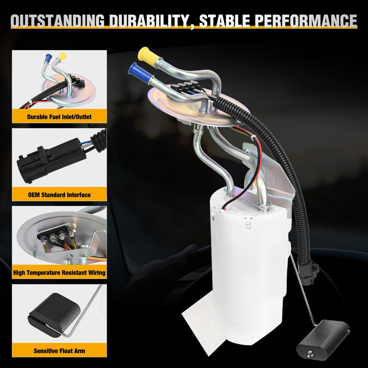 Fuel Pump Assembly SP2007H Fit for Ford F150 F250 F350 1992-1997