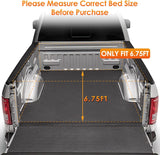 Truck Bed Tonneau Cover Soft Tri-fold Compatible with 1999-2024 Ford F250 F350 Super Duty-6.75ft 2013 2014 2015 2016 2017 2018 2019 2020 2021 2022 2023 2024