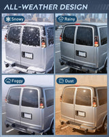 Taillight Assembly Compatible with 2003 2004 2005 2006 2007 2008 2009 2010 2011 2012 2013 2014 Chevy Express GMC Savana 1500 2003-2023 Chevrolet Express GMC Savana 2500 3500 Rear Tail Light