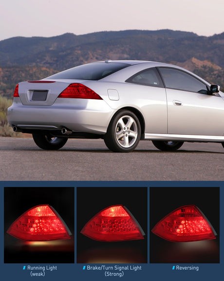 Taillight Assembly Compatible with 2006 2007 Honda Accord 4 Door Sedan Excluding Hybrid Rear Lamp Replacement OE Style Driver Side and Passenger