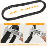 Drive Belt 3211113 19C3982 Compatible with Polaris Ranger 500 RZR 800 Belts Sportsman 500 570 800 EFI 450 H.O. Touring 6x6 Model for Polaris Clutch 2007-2020 Heavy Duty ATV UTV CVT Belt,1 PCS