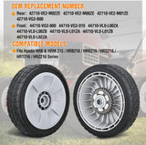 Lawn Mower Wheels Replacement 8 Inch, 2 Rear 42710-VE2-M02ZE and 2 Front 44710-VL0-L02ZA, Honda Lawnmower Wheels fits HRB215 HRB216 HRB217 and More for Self-Propelled Walk-Behind, 4-Pack