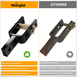Versatile Quick Hitch Adapter with Adapter Sleeve Used to Adjust Top Link Bracket Movements Fits for Category 1 3-Point Quick Hitch Tractors