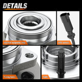 Front Wheel Bearings for Ford Explorer 2006 2007 2008 2009 2010 | For Ford Explorer Sport Trac 2007-2010, Mercury Mountaineer 2006-2010, Direct Replacement-2Pack