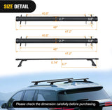 Roof Rack Cross Bars Compatible with Chevrolet Chevy Traverse 2022 2023 2024 with Side Rails, Adjustable Aluminum Less Wind Noise Car Crossbars for Cargo Carrier Luggage Kayak Tent Snowboard