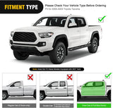 Running Boards for 2005-2023 Toyota Tacoma Double Cab 4 Full Size Doors 6 Inch Side Step Nerf Bars Black