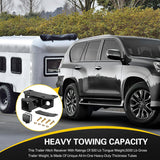 2 Inch Rear Trailer Hitch Receiver Kit for 2010 2011 2012 2013 2014 2015 2016 2017 2018 2019 2020 2021 2022 2023 2024 Lexus GX460 with Rubber Stopper and Adjustment Plate