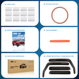 in Channel Rain Guards for Wrangler JK 2007 2008 2009 2010 2011 2012 2013 2014 2015 2016 2017 2018 Unlimited 4-Door Window Deflectors, Vent Window Visors