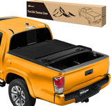 Soft Tri-fold Truck Bed Tonneau Cover Compatible with Toyota Tacoma 2016 2017 2018 2019 2020 2021 2022 2023-6ft