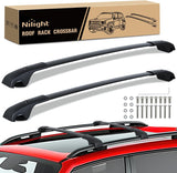 Roof Rack Cross Bars Fit for Jeep Renegade 2015 16 17 18 19 20 2021 with Factory Side Rails,Adjustable Aluminum Less Wind Noise Car Crossbars for Cargo Carrier Luggage Box Kayak Tent Snowboard