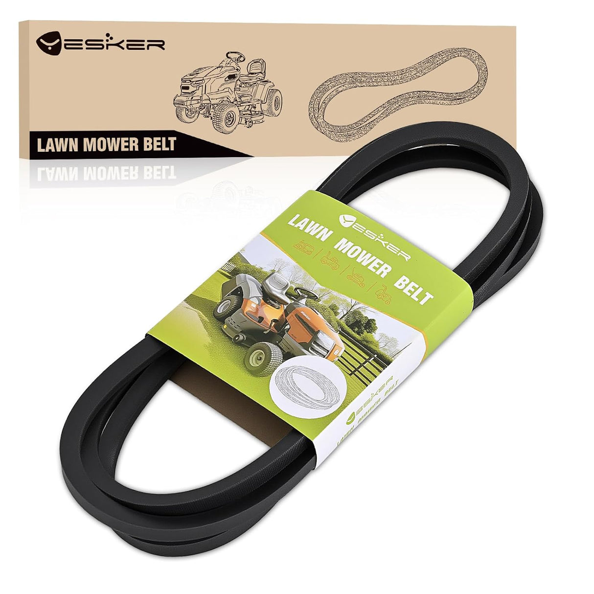 144959 Deck Belt for Craftsman lt1000 42 inch Deck Riding Mower 1/2 Inch x 95 Inch Drive Belts for Craftsman LT1000 LT2000 LT3000 Husqvarna Poulan AYP Lawn Mower # 532144959 532138255 144959D 138255