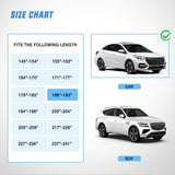 Universal Fit for Sedan-Length (186in to 193in) Car Cover UV Protection Nilight