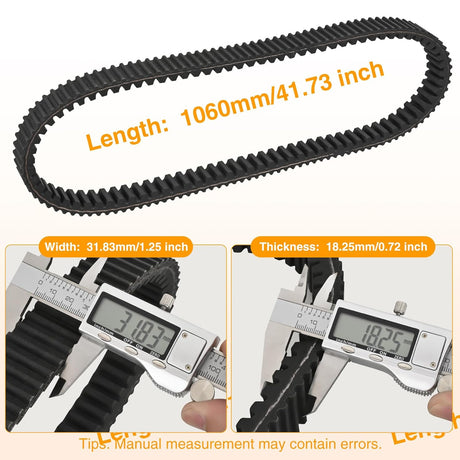 3211218 Drive Belt Fit for Polaris Ranger 1000 Crew 1000 2020 2021-2025 Pro XD Crew 570 SP Compatible with Northstar Premium Winter Prep EPS Heavy Duty Aramid Extreme Badass CVT Belts, 1 Pack