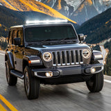 Slim LED Light Bar 40 Inch 104LED Single Row Spot Flood Combo Fog Lights Driving Light Work Lights Roof Bumper Lamp Offroad Lighting for 4x4 Trucks SUV ATV UTV