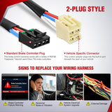 Wiring Harness Kit Brake Controller Wiring Harness Adapter for Select 2014-2020 GM Sierra and Chevrolet Silverado 1500 2500HD 3500HD GMC Yukon Chevy Suburban Tahoe Cadillac Escalade