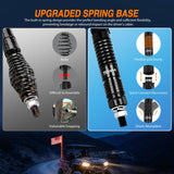 RGB LED Whip Light 1PC 5FT Spiral Antenna Whips | APP and Remote Control with DIY Chasing Patterns Brake Reverse Functions and Spring Base for ATV UTV RZR Can Am and Jeep