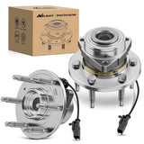 Front Wheel Bearing and Hub Assembly for Chevrolet Tahoe Suburban 2015–2020, GMC Yukon XL 2015–2020, Silverado 1500 2014–2018, GMC Sierra 1500 2014-2018, Escalade, 4WD-2Pack