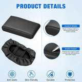 Center Console Cover for Nissan Altima 2013-2018 Armrest Cushion | for Altima 2013 14 15 16 17 2018 Accessories Nappa Leather Armrest Cover for Car Waterproof Anti-Scratch Arm Rest Pad, Black