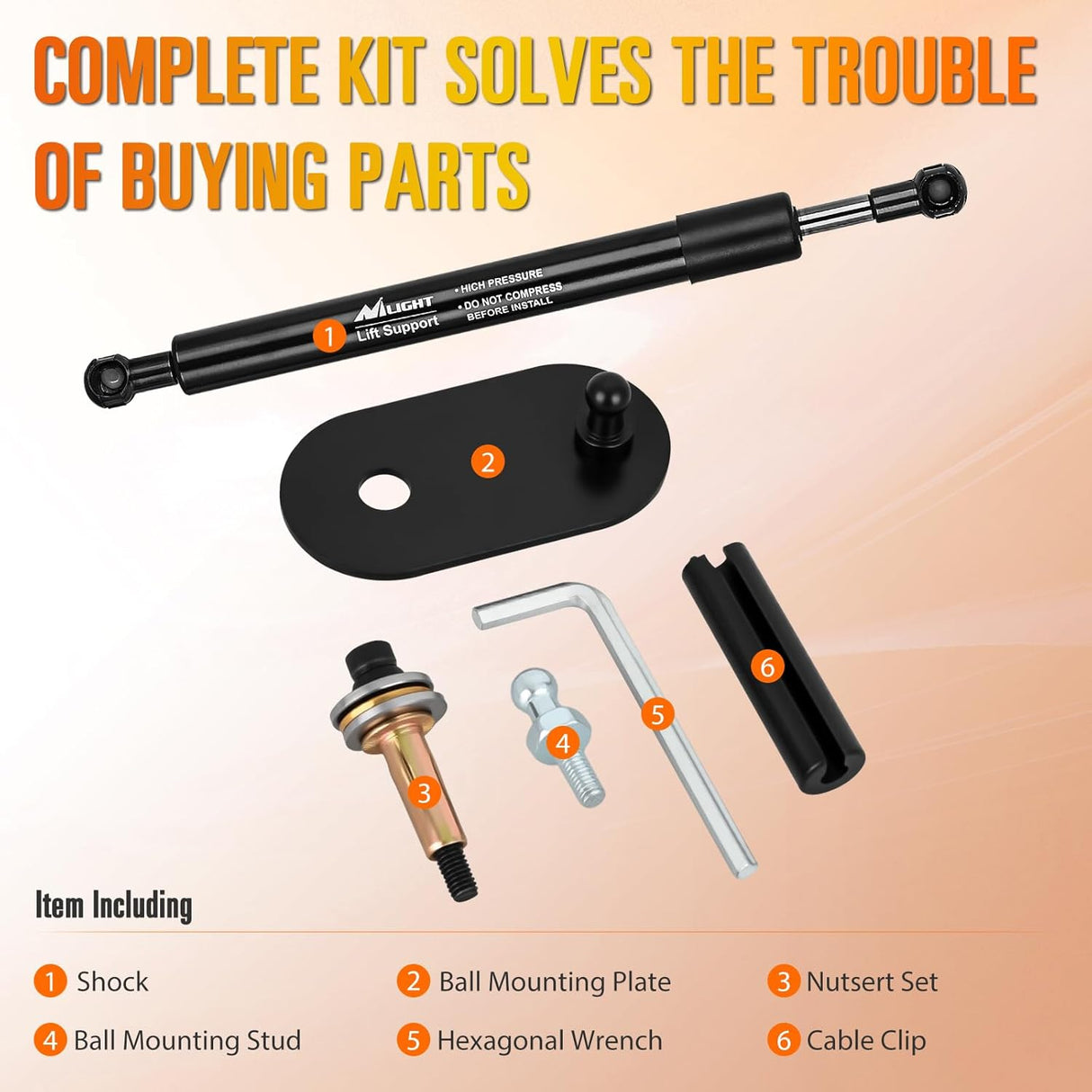 Pickup Tailgate Assist Shock for 1999-2016 Ford F-250 F350, Truck Tail Gate Lift Assist Tailgate Shock Damper fit for Ford F-250 F350 1999-2009 2010 2011 2012 2013 2014 2015 2016 Super Duty