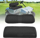 Golf Cart Front Seat Cover 1PC Black Leather Club Car DS | Waterproof Leather No Staple Design All Season Protection Sun Scratch Resistant Cover Fits 2000-2026 Club Car DS
