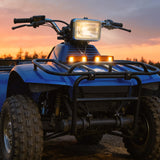 LED Light Pods 2PCS 6 Inch 60W Amber White 3 Lighting Modes Fog Lights Spot Flood Combo Beam with Dual Control 18AWG Wiring Harness for Truck Pickup Golf Cart UTV ATV SUV Boat 4x4 Car