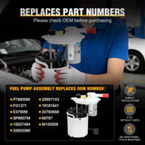 Fuel Pump Assembly E3790M for Chevy GMC Traverse Acadia 2009-2017 | for Buick Saturn Enclave Outlook 2009 2010 2011 2012-2017 V6 3.6L Automotive Replacement Electric Fuel Pumps Module Assembly