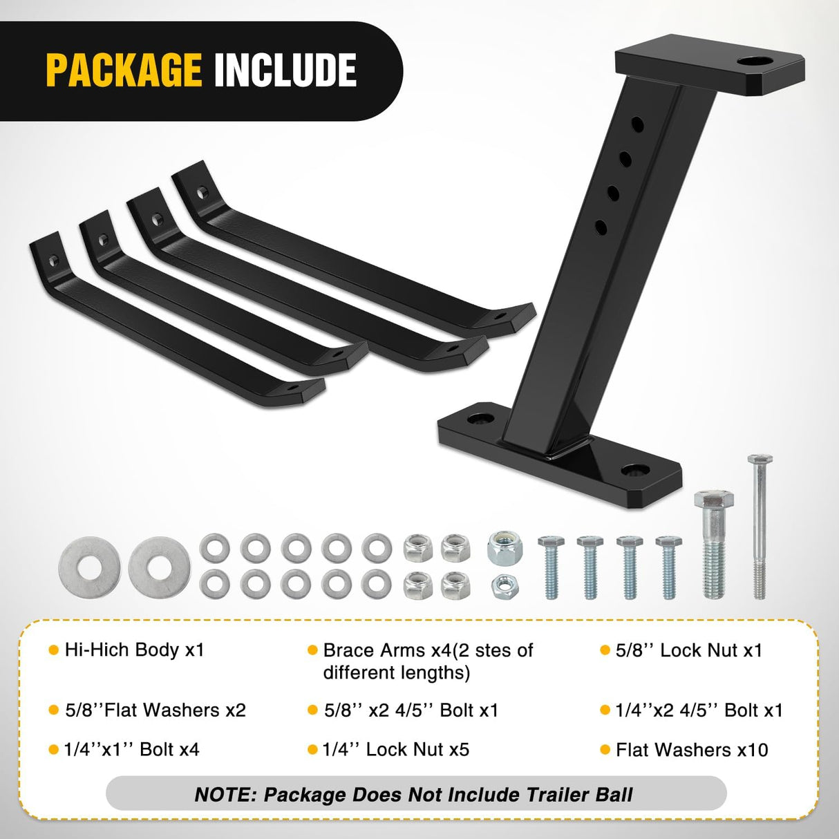 Trailer Towing Hitch for Lawn Mower Garden Tractor Pro Hi Hitch Compatible with John Deere Cub Cadet Husqvarna Craftsman Poulan Riding Mower