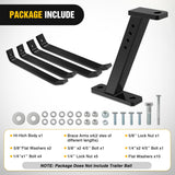 Trailer Towing Hitch for Lawn Mower Garden Tractor Pro Hi Hitch Compatible with John Deere Cub Cadet Husqvarna Craftsman Poulan Riding Mower