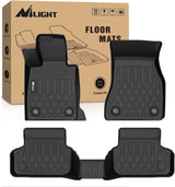 TPE Floor Mats for BMW 5 Series G30 520i 530e 530i 535i 540i 540d 550i 2017 2018 2019 2020 2021 2022 2023, All Weather Custom Fit Heavy Duty Floor Liners