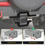 2.5 inch Towing Hitch Mount Bracket for Truck Trailer RV SUV Pick Up fit Dual LED Work Light Reverse Rear Back Up Off Road Lights(Towing Hitch Mount Bracket) Without Light