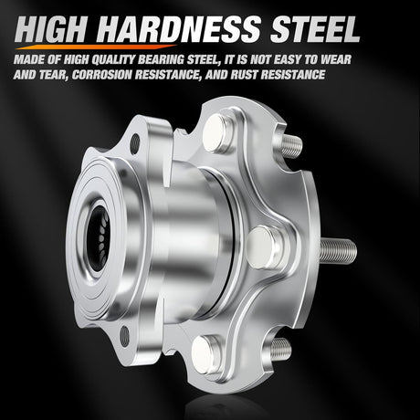 Rear Wheel Hub Bearing Assembly for Toyota RAV4 2006-2013 2014 2015 2016 2017 2018 4WD, Lexus NX300h 2015-2019, NX200t 2015-2017, NX300 2018-2019 AWD, 5 Lugs-512374 2Pack