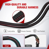 Wiring Harness Kit Nylon 16 AWG 1 Lead 12V Motorcycle Handlebar Switch On Off Power Relay Blade Fuse for LED Light Bar Off Road Lights on Motorcycles Bicycles ATV UTV