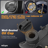 Engine Valve Cover Set for Nissan Altima S SL 2002 2003 2004 2005 2006, Base 2002-2004 2006, for Sentra S 2004, Engine Valve Cover for Sentra SER, SER Spec V 2002-2006, 2.5L (Bolts Included)
