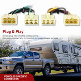 4 Pin Trailer Wiring Harness Kit 55379 Compatible with 1989 1990 1991 1992 1993 1994 1995 Pickup 2000 2001 2002 2003 2004 Tacoma Vehicle Standard 4 Way Hitch Harness