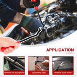 1115Pcs Car Push Retainer Clips Auto Fasteners Kit 32 Most Popular Sizes Nylon Bumper Fender Rivets with 5 Fasteners Remover 10 Cable Ties for Toyota GM Ford Honda Chevy