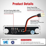 License Plate Lights Compatible with 1996 1997 1998 1999 2000 2001 2002 2003 2004 2005 2006 2007 2008 2009 2010 2011 2012 2013 2014-2022 Toyota 4Runner 6500K White Clear Lens 2PCS Pack