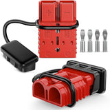 Anderson Connector 175AMP 4AWG Anderson Plug 12V-36V Battery Quick Connect/Disconnect Wire Harness Plugs Connectors Kit for 4 Gauge Cables Car Marine ATV Trailer Towing Winch Motor, 2 Pack Red