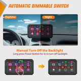 8 Gang Switch Panel Circuit Control Relay System APP RGB Backlight Double Row Fuse Wiring Harness Toggle Momentary Strobe Flash Modes Automatic Dimmable 12V 24V for Car Truck Camper SUV