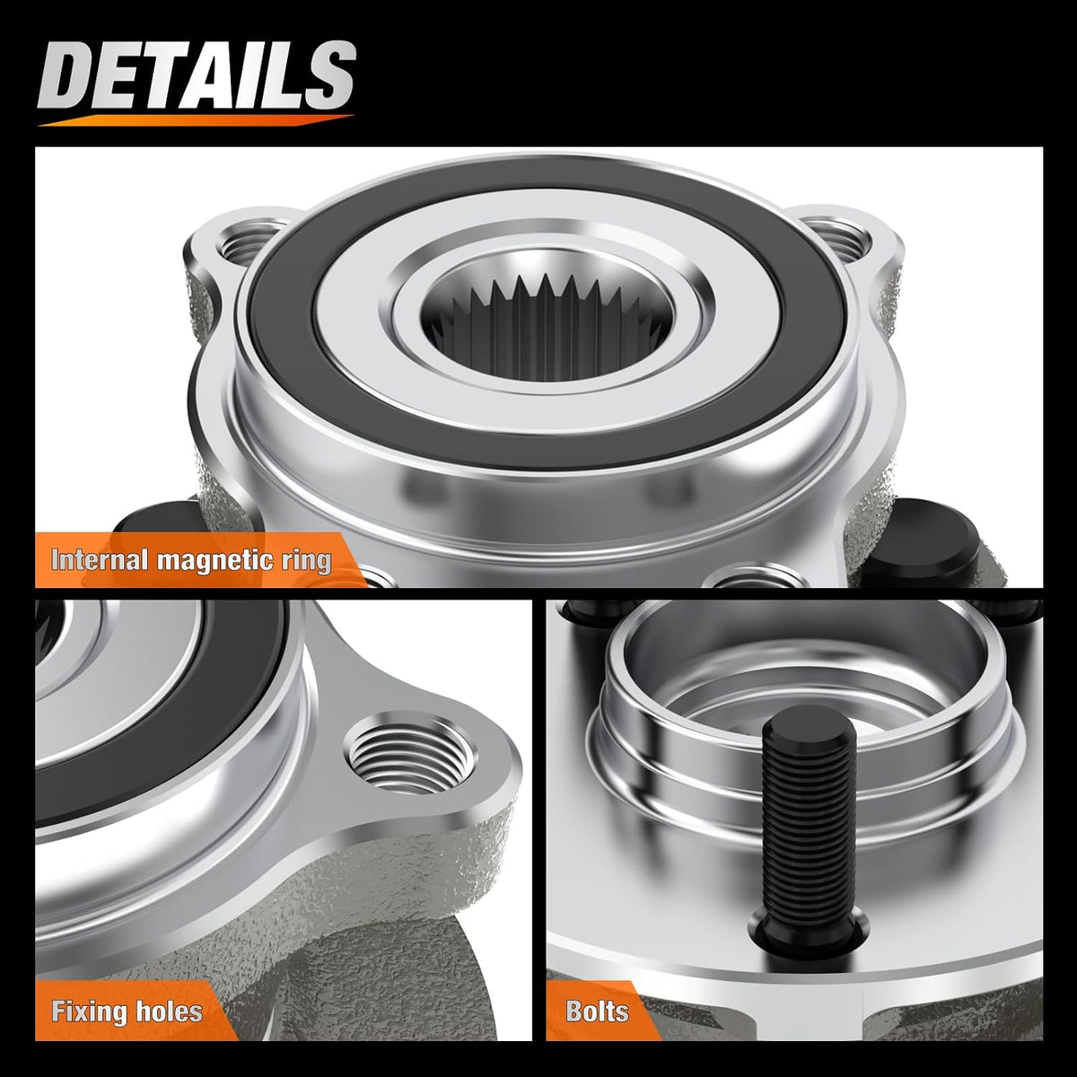 Front Wheel Bearing Hubs for Subaru Outback 2005-2014-2Pack | For 2005-2014 Subaru Legacy Front, Direct Replacement, Heavy-Duty Construction