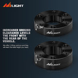 2.5 Inch Front Leveling Lift Kit for 2007-2023 Chevy Silverado 1500/GMC Sierra 1500 Nilight