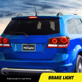 Third Brake Light Tail High Mount 3rd Stop Lights Smoked Lens Compatible with Dodge Journey 2010 2011 2012 2013 2014 2015 2016 Van SUV Rear Center Cab Lamp