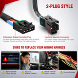 Brake Controller Wiring Harness Adapter for Freightliner SL and XC 2004 2005 2006 2007 2008 2009 2010 2011 2012 Towing Hitch Trailer RV