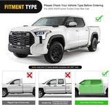 Running Boards for 2022 2023 2024 2025 Toyota Tundra Crew Max Cab 4 Full Size Doors 6 Inch Stainless Steel Bolt-on Side Step Nerf Bars